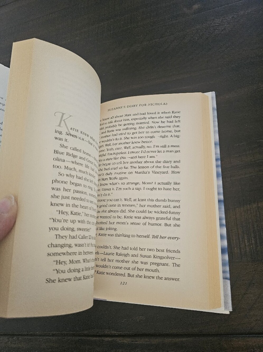 "Suzanne's Diary for Nicholas" – White Hardcover Book - Picture 2 of 3